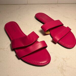 Brand New Never-Been-Worn Talbots Hot Pink Sandals